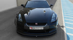 Maxton Parts - Frontlippe V.2 passend für Nissan GT-R vor FL Coupe (R35-SERIES) schwarz Hochglanz