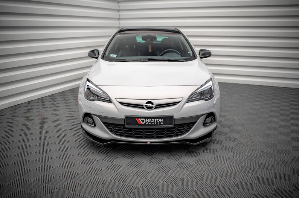 Maxton Parts - Frontlippe V.2 passend für Opel Astra GTC OPC-Line J schwarz Hochglanz