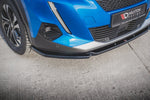 Maxton Parts - Frontlippe V.2 passend für Peugeot 2008 Mk2 schwarz Hochglanz