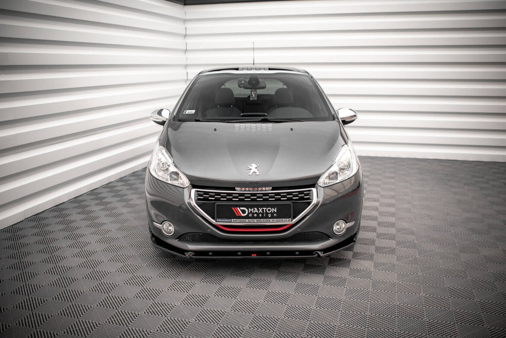 Maxton Parts - Frontlippe V.2 passend für Peugeot 208 GTi Mk1 schwarz Hochglanz