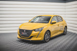 Maxton Parts - Frontlippe V.2 passend für Peugeot 208 Mk2 schwarz Hochglanz
