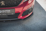 Maxton Parts - Frontlippe V.2 passend für Peugeot 308 GT Mk2 FL schwarz Hochglanz