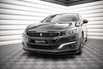 Maxton Parts - Frontlippe V.2 passend für Peugeot 508 GT Mk1 FL schwarz Hochglanz
