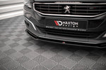Maxton Parts - Frontlippe V.2 passend für Peugeot 508 GT Mk1 FL schwarz Hochglanz