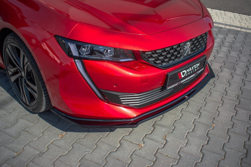 Maxton Parts - Frontlippe V.2 passend für Peugeot 508 Mk2 schwarz Hochglanz