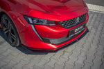 Maxton Parts - Frontlippe V.2 passend für Peugeot 508 Mk2 schwarz Hochglanz