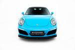 Maxton Parts - Frontlippe V.2 passend für Porsche 911 Carrera 991 FL schwarz Hochglanz