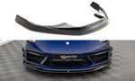 Maxton Parts - Frontlippe V.2 passend für Porsche 911 Carrera Aero / Carrera GTS 992 schwarz Hochglanz