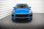 Maxton Parts - Frontlippe V.2 passend für Porsche Macan Mk1 schwarz Hochglanz