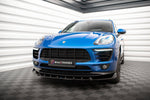 Maxton Parts - Frontlippe V.2 passend für Porsche Macan Mk1 schwarz Hochglanz