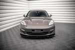 Maxton Parts - Frontlippe V.2 passend für Porsche Panamera / Panamera Diesel 970 schwarz Hochglanz