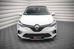 Maxton Parts - Frontlippe V.2 passend für Renault Clio Mk5 schwarz Hochglanz