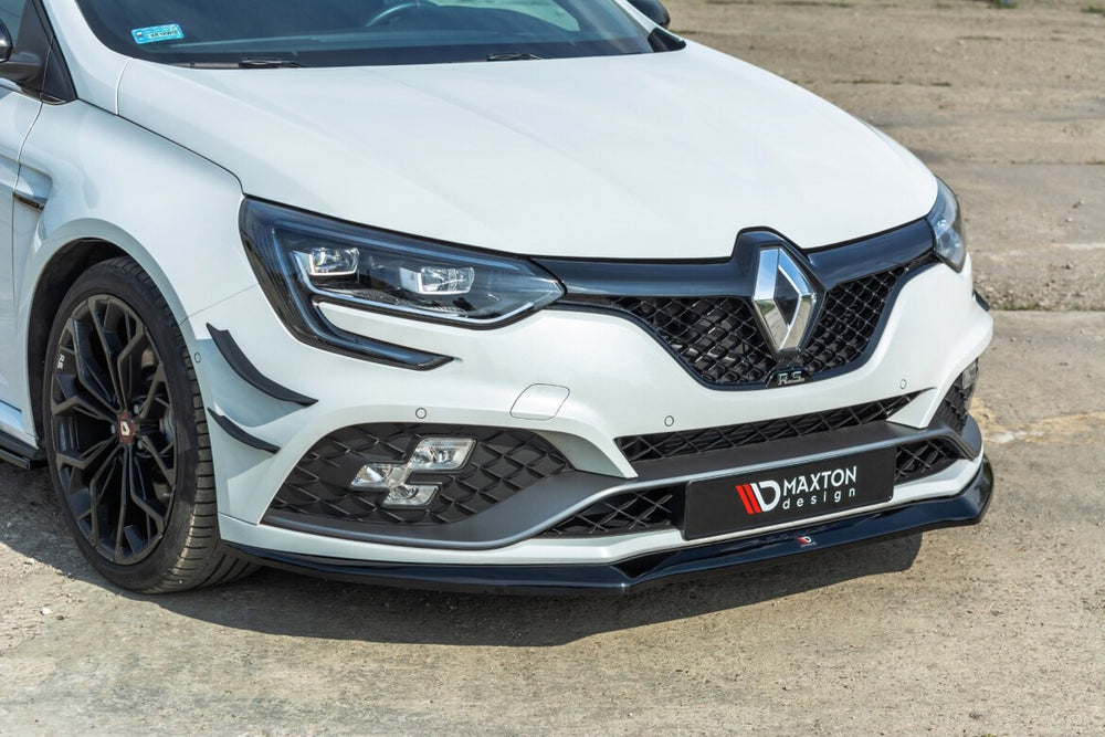 Maxton Parts - Frontlippe V.2 passend für Renault Megane IV RS schwarz Hochglanz