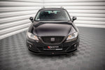 Maxton Parts - Frontlippe V.2 passend für Seat Exeo schwarz Hochglanz
