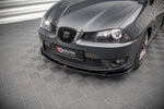 Maxton Parts - Frontlippe V.2 passend für Seat Ibiza CUPRA Mk3 schwarz Hochglanz