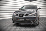 Maxton Parts - Frontlippe V.2 passend für Seat Ibiza CUPRA Mk3 schwarz Hochglanz