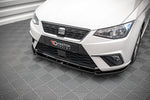Maxton Parts - Frontlippe V.2 passend für Seat Ibiza FR/ Standard Mk5 schwarz Hochglanz