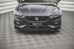 Maxton Parts - Frontlippe V.2 passend für Seat Leon FR Mk4 schwarz Hochglanz
