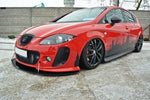 Maxton Parts - Frontlippe V.2 passend für Seat Leon MK2 MS DESIGN schwarz matt