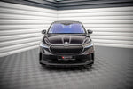 Maxton Parts - Frontlippe V.2 passend für Skoda Enyaq iV schwarz Hochglanz
