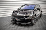 Maxton Parts - Frontlippe V.2 passend für Skoda Enyaq iV schwarz Hochglanz