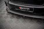 Maxton Parts - Frontlippe V.2 passend für Skoda Enyaq iV schwarz Hochglanz