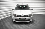 Maxton Parts - Frontlippe V.2 passend für Skoda Fabia Mk3 schwarz Hochglanz