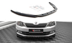 Maxton Parts - Frontlippe V.2 passend für Skoda Fabia Mk3 schwarz Hochglanz