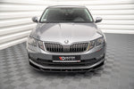 Maxton Parts - Frontlippe V.2 passend für Skoda Octavia Mk3 FL schwarz Hochglanz