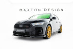 Maxton Parts - Frontlippe V.2 passend für Skoda Octavia RS Liftback / Combi Mk4 FL schwarz Hochglanz