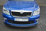 Maxton Parts - Frontlippe V.2 passend für Skoda Octavia RS Mk2 FL schwarz Hochglanz