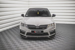 Maxton Parts - Frontlippe V.2 passend für Skoda Octavia RS Mk3 FL schwarz Hochglanz