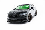 Maxton Parts - Frontlippe V.2 passend für Skoda Superb Sportline Mk4 schwarz Hochglanz