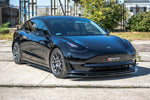Maxton Parts - Frontlippe V.2 passend für Tesla Model 3 schwarz Hochglanz
