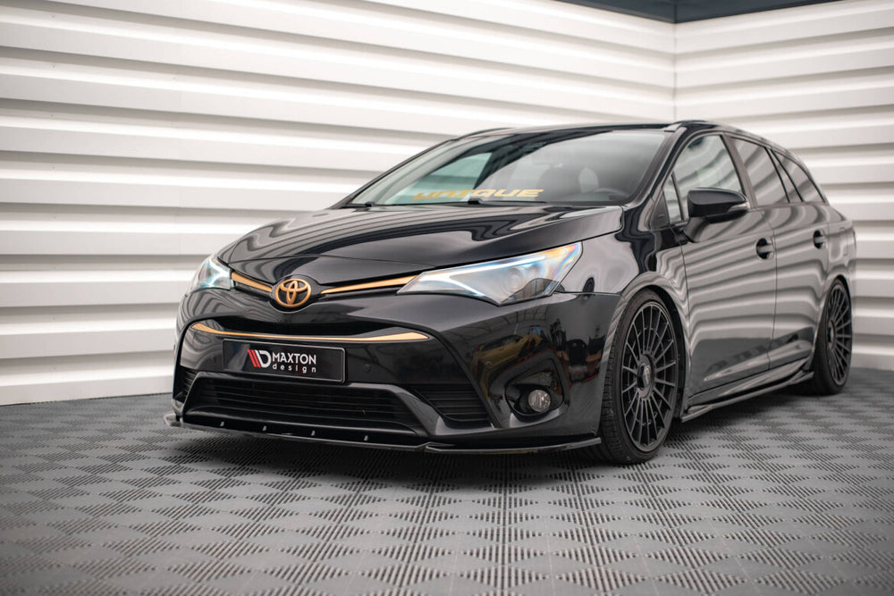 Maxton Parts - Frontlippe V.2 passend für Toyota Avensis Mk3 FL schwarz Hochglanz