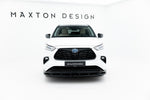 Maxton Parts - Frontlippe V.2 passend für Toyota Highlander Mk4 schwarz Hochglanz