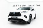 Maxton Parts - Frontlippe V.2 passend für Toyota Highlander Mk4 schwarz Hochglanz