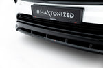 Maxton Parts - Frontlippe V.2 passend für Toyota Highlander Mk4 schwarz Hochglanz