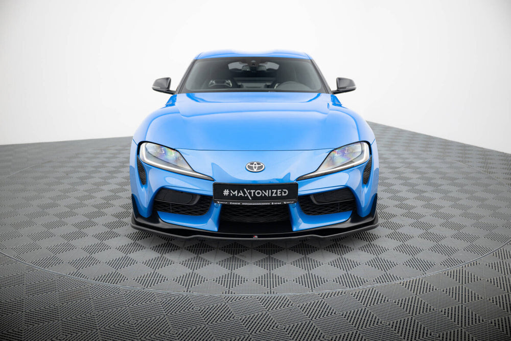 Maxton Parts - Frontlippe V.2 passend für Toyota Supra Mk5 schwarz Hochglanz