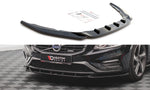 Maxton Parts - Frontlippe V.2 passend für Volvo S60 R-Design Mk2 FL schwarz Hochglanz