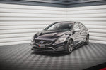 Maxton Parts - Frontlippe V.2 passend für Volvo S60 R-Design Mk2 FL schwarz Hochglanz