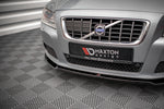 Maxton Parts - Frontlippe V.2 passend für Volvo V70 Mk3 schwarz Hochglanz