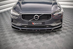 Maxton Parts - Frontlippe V.2 passend für Volvo V90 Mk2 schwarz Hochglanz