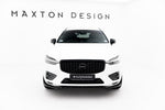 Maxton Parts - Frontlippe V.2 passend für Volvo XC60 Mk2 R-Design schwarz Hochglanz