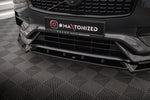 Maxton Parts - Frontlippe V.2 passend für Volvo XC90 R-Design Mk2 FL schwarz Hochglanz