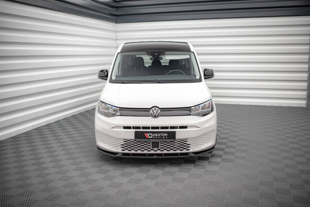 Maxton Parts - Frontlippe V.2 passend für VW Caddy Mk5 schwarz Hochglanz