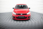 Maxton Parts - Frontlippe V.2 passend für VW Golf 6 GTI schwarz Hochglanz