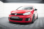 Maxton Parts - Frontlippe V.2 passend für VW Golf 6 GTI schwarz Hochglanz
