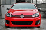 Maxton Parts - Frontlippe V.2 passend für VW Golf 6 (passend für Golf GTI 35TH) schwarz Hochglanz