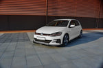 Maxton Parts - Frontlippe V.2 passend für VW Golf 7 GTI FL schwarz matt